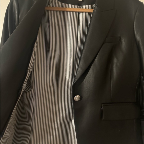 Veronica Beard Vegas Leather Jacket size 12 - Picture 4 of 7